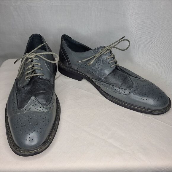 Original Penguin Gray Wingtip Oxford Size 12